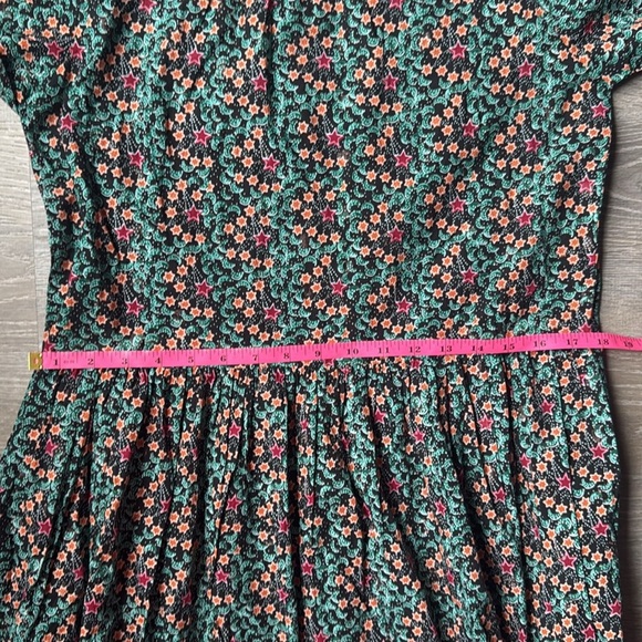 NEW Roller Rabbit Maxi Dress Etoiles Delfia Black Starry Print Small - Picture 10 of 11